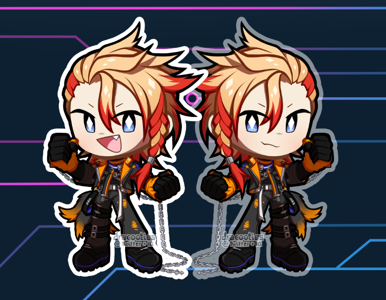 holoTEMPUS Acrylic Charms ✦ Unofficial Fan Merch