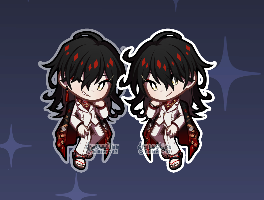 Nijisanji Acrylic Charms ✦ Unofficial Fan Merch