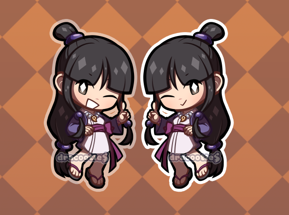Ace Attorney Acrylic Charms ✦ Unofficial Fan Merch