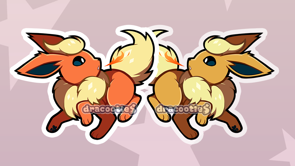 Eeveelutions Acrylic Charms ✦ Unofficial Fan Merch