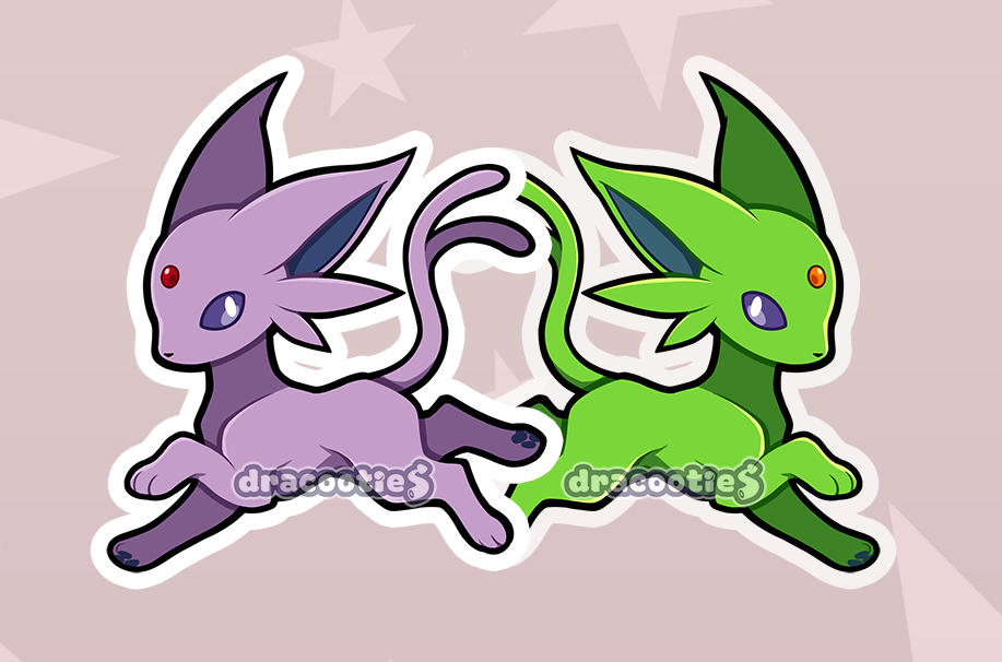 Eeveelutions Acrylic Charms ✦ Unofficial Fan Merch