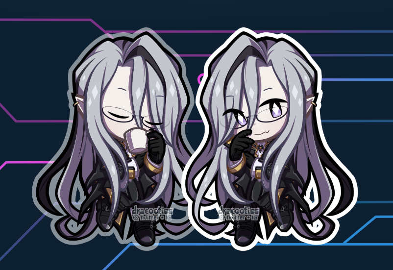 holoTEMPUS Acrylic Charms ✦ Unofficial Fan Merch