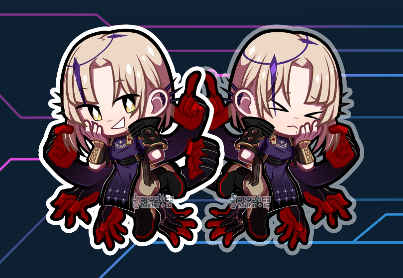 holoTEMPUS Acrylic Charms ✦ Unofficial Fan Merch