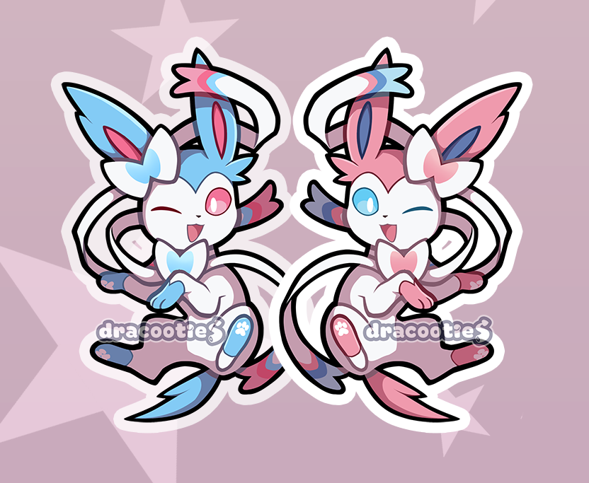 Eeveelutions Acrylic Charms ✦ Unofficial Fan Merch