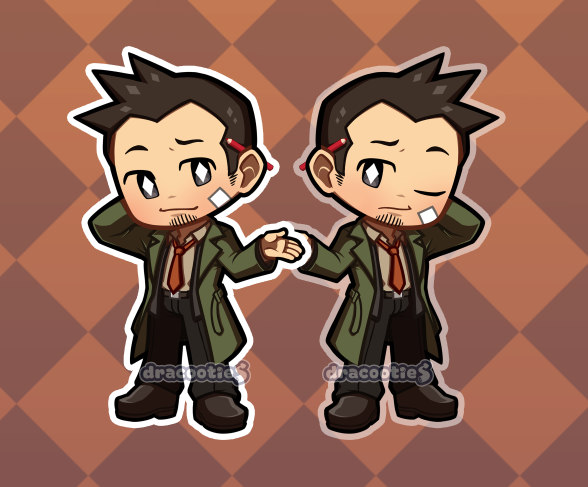 Ace Attorney Acrylic Charms ✦ Unofficial Fan Merch