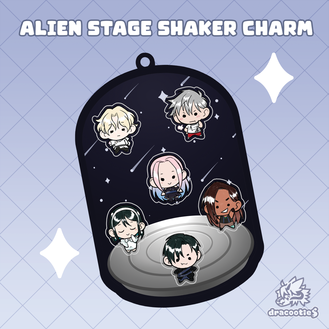 Alien Stage Shaker Acrylic Charm ✦ Unofficial Fan Merch