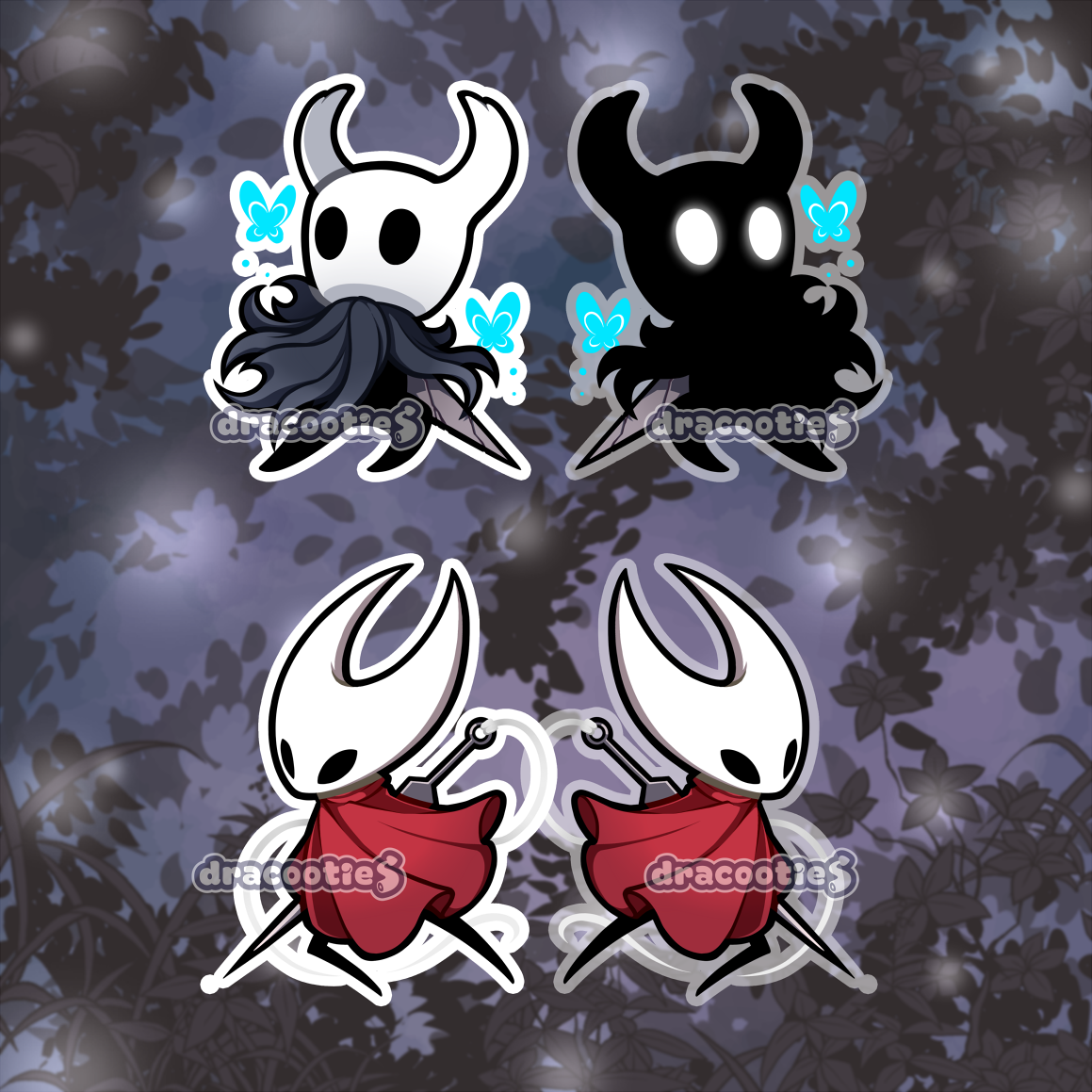 🆕 Hollow Knight Acrylic Charms ✦ Unofficial Fan Merch