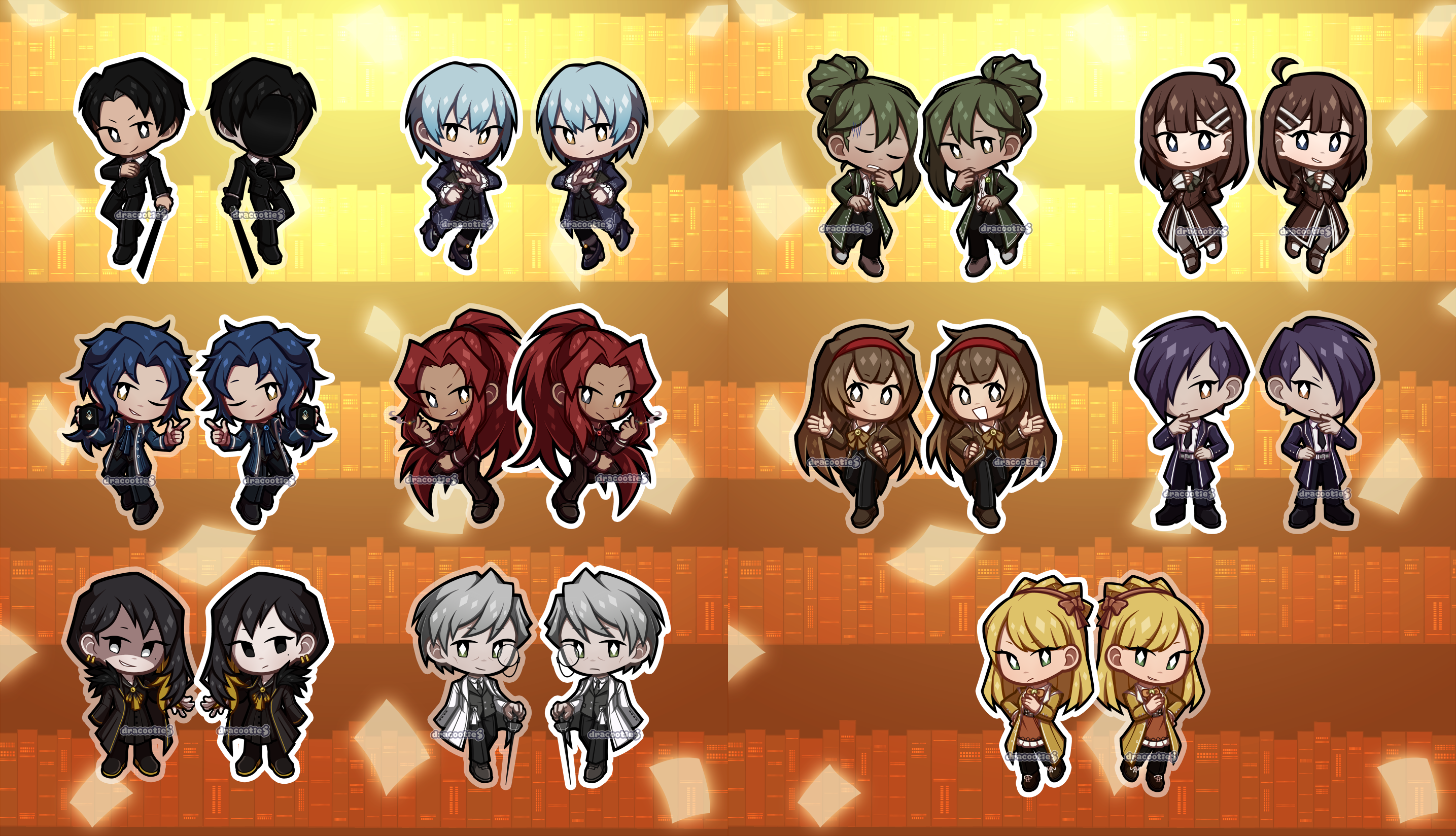 Library of Ruina Acrylic Charms ✦ Unofficial Fan Merch