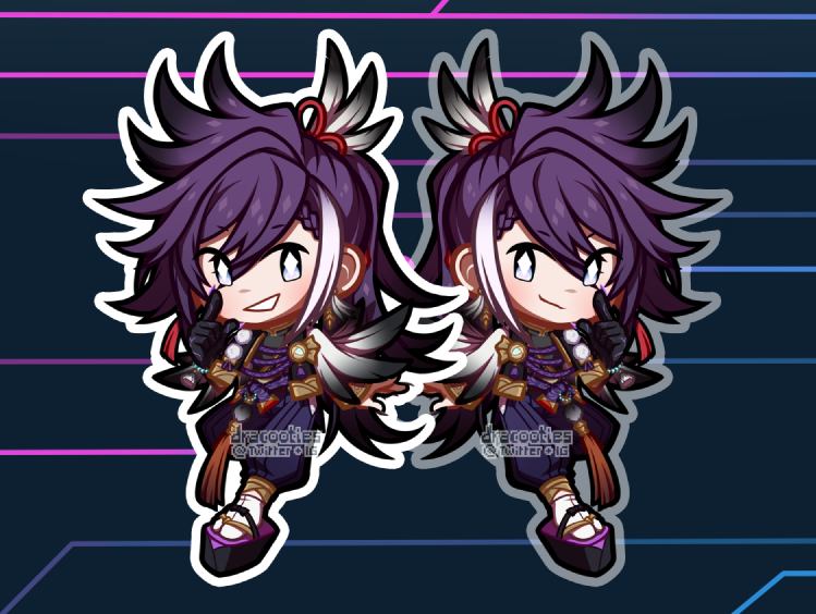 holoTEMPUS Acrylic Charms ✦ Unofficial Fan Merch