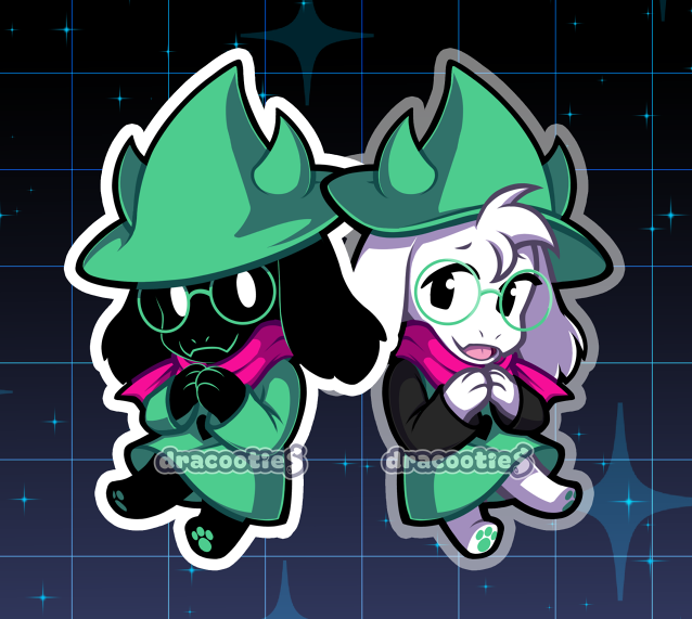 Deltarune Acrylic Charms ✦ Unofficial Fan Merch
