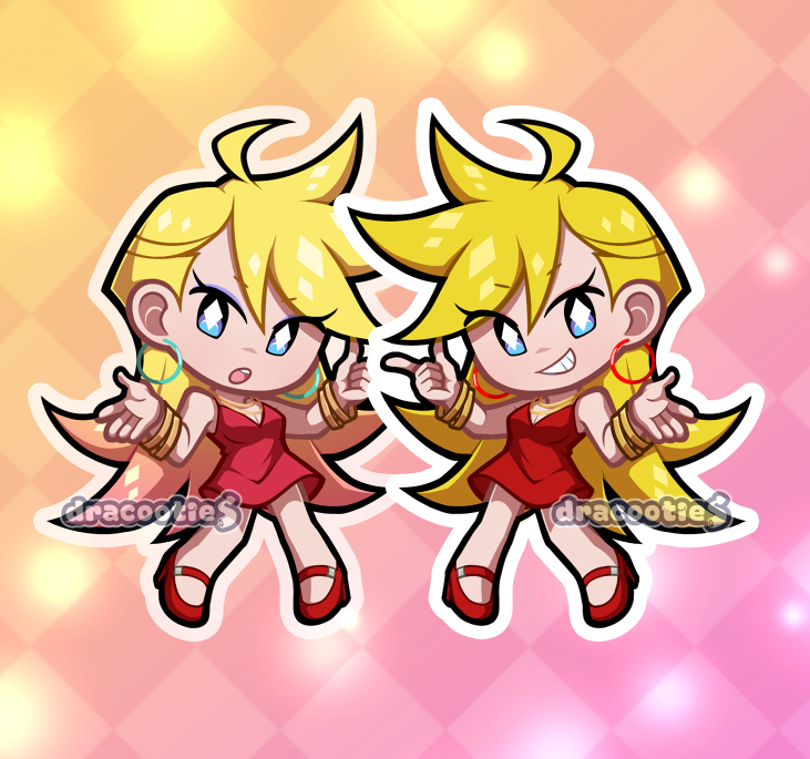 Panty & Stocking Acrylic Charms ✦ Unofficial Fan Merch