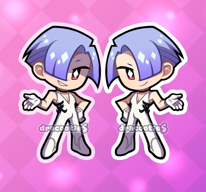 Panty & Stocking Acrylic Charms ✦ Unofficial Fan Merch