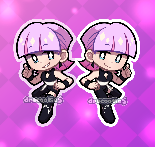 Panty & Stocking Acrylic Charms ✦ Unofficial Fan Merch