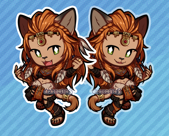 FFXIV Acrylic Charms ✦ Unofficial Fan Merch
