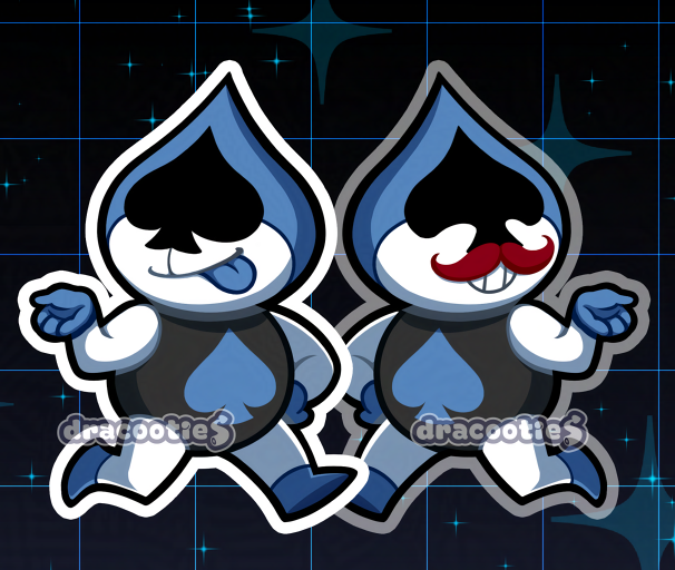 Deltarune Acrylic Charms ✦ Unofficial Fan Merch