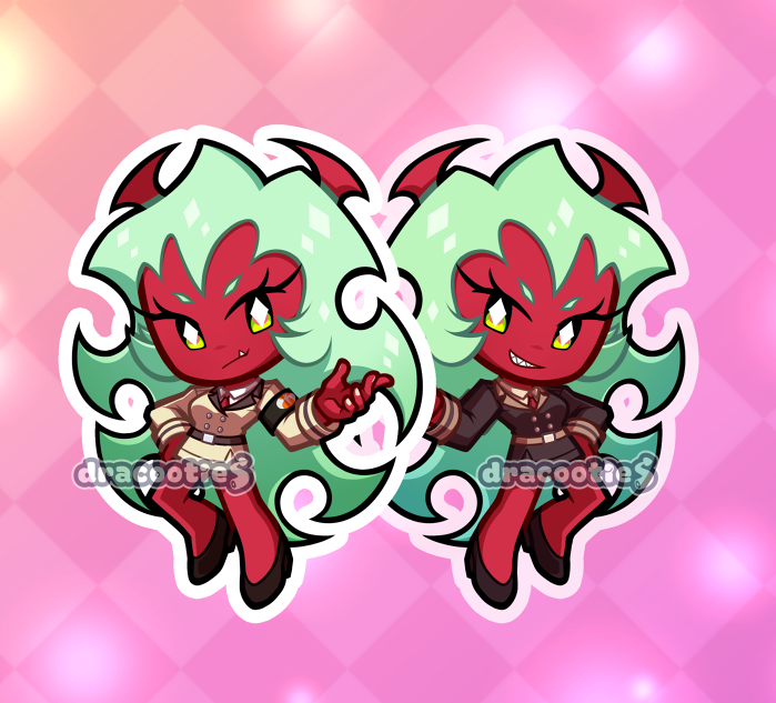 Panty & Stocking Acrylic Charms ✦ Unofficial Fan Merch