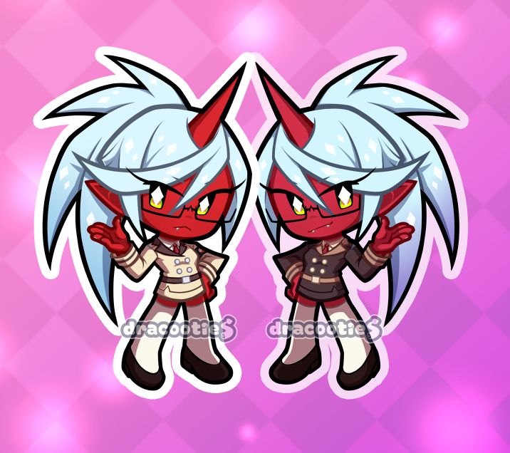 Panty & Stocking Acrylic Charms ✦ Unofficial Fan Merch