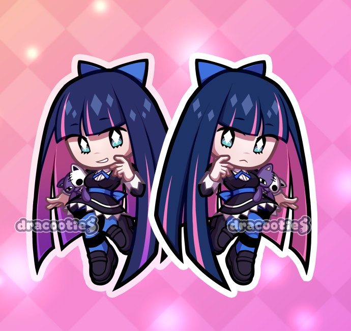 Panty & Stocking Acrylic Charms ✦ Unofficial Fan Merch