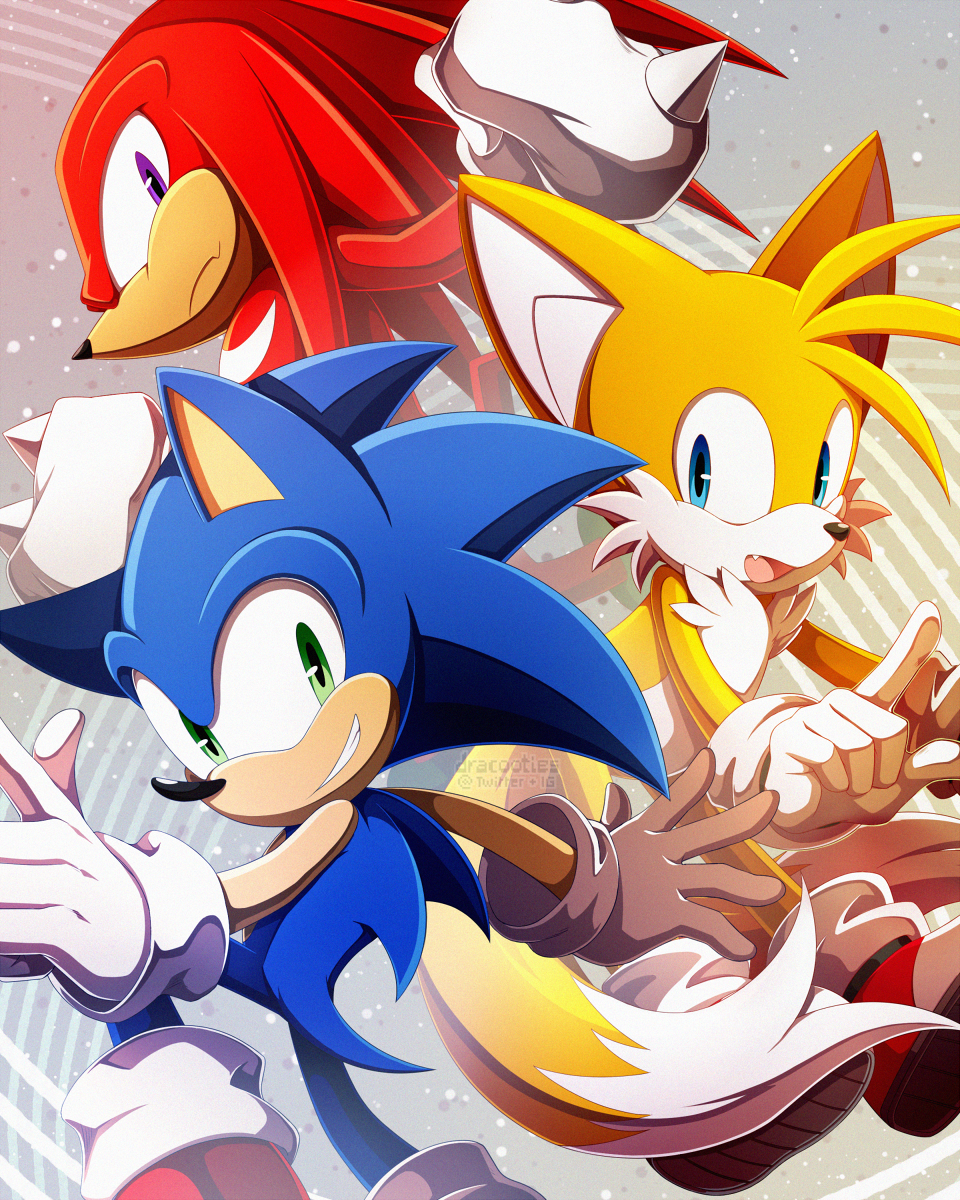 Team Sonic Poster Print ✦ Unofficial Fan Merch