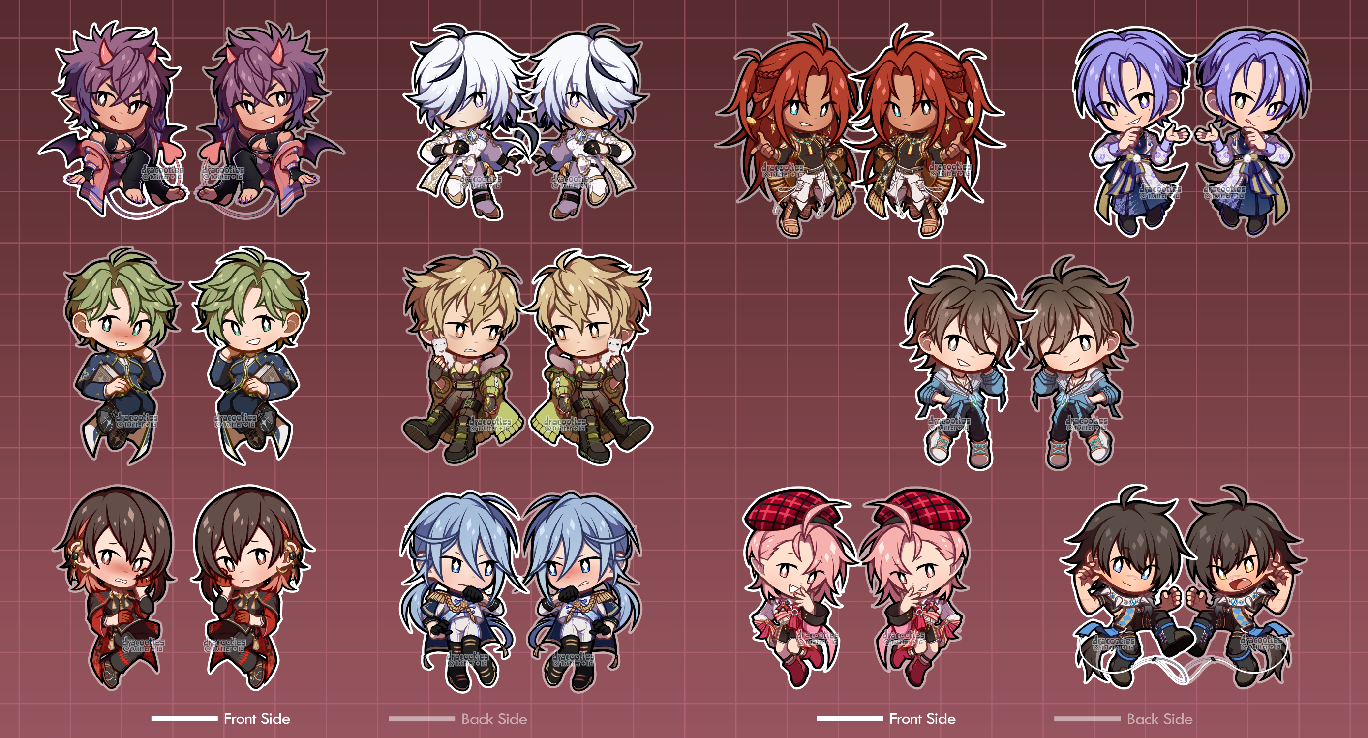 NU: Carnival Acrylic Charms ✦ Unofficial Fan Merch