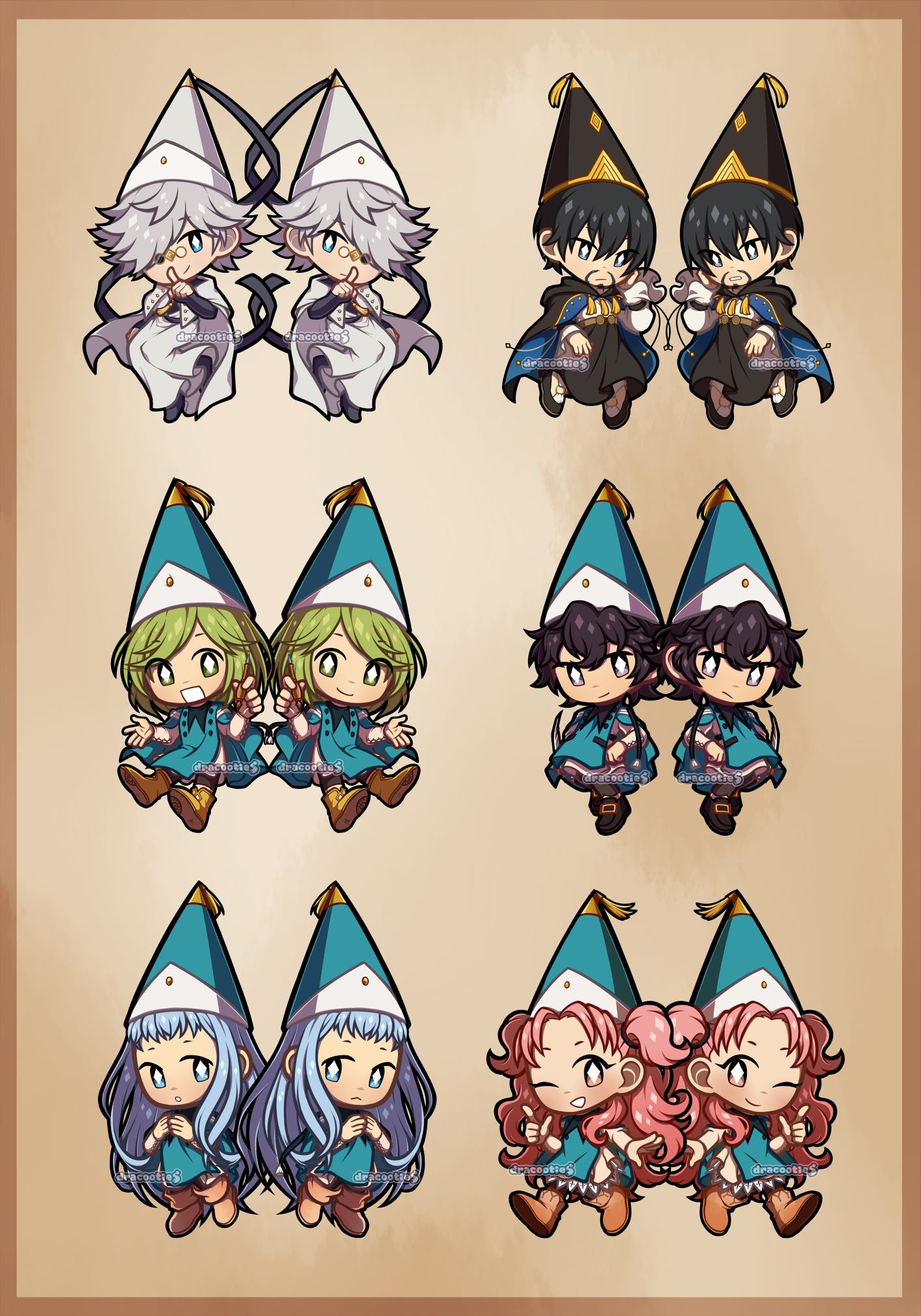 Witch Hat Atelier Acrylic Charms ✦ Unofficial Fan Merch