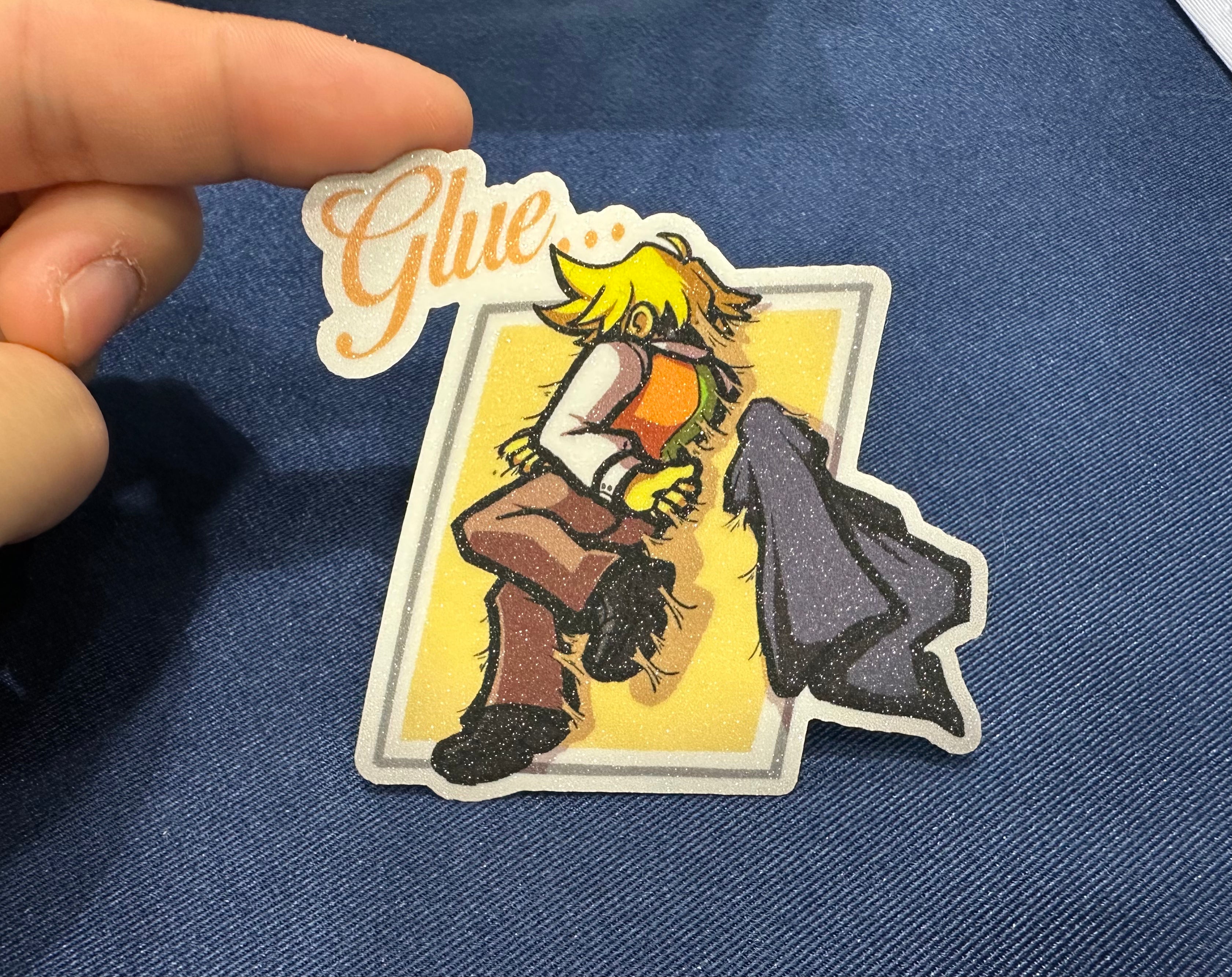 🆕 Flowery Glue Sticker ✦ Unofficial Fan Merch