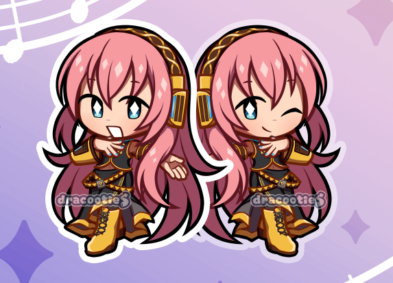[🆕 PRE-ORDER Teto and Gackpo] Vocaloid Acrylic Charms ✦ Unofficial Fan Merch