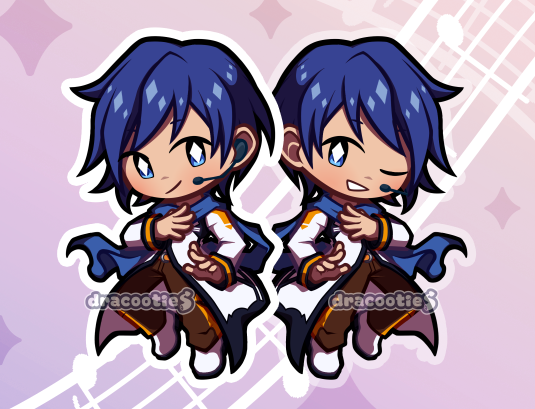 [🆕 PRE-ORDER Teto and Gackpo] Vocaloid Acrylic Charms ✦ Unofficial Fan Merch