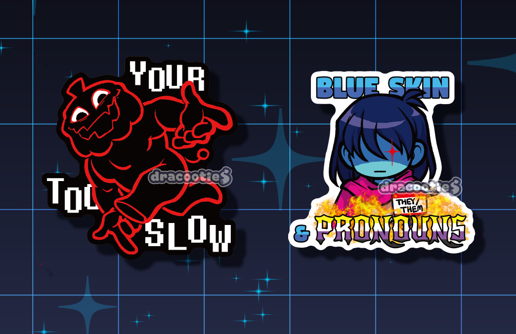 🆕 PRE-ORDER Deltarune Stickers ✦ Unofficial Fan Merch