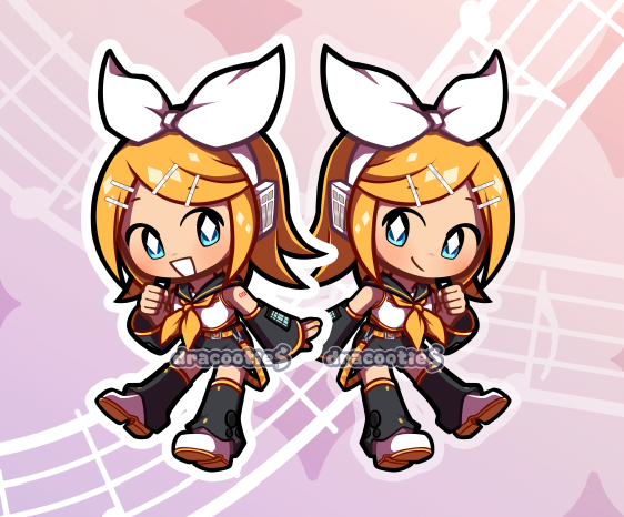 [🆕 PRE-ORDER Teto and Gackpo] Vocaloid Acrylic Charms ✦ Unofficial Fan Merch