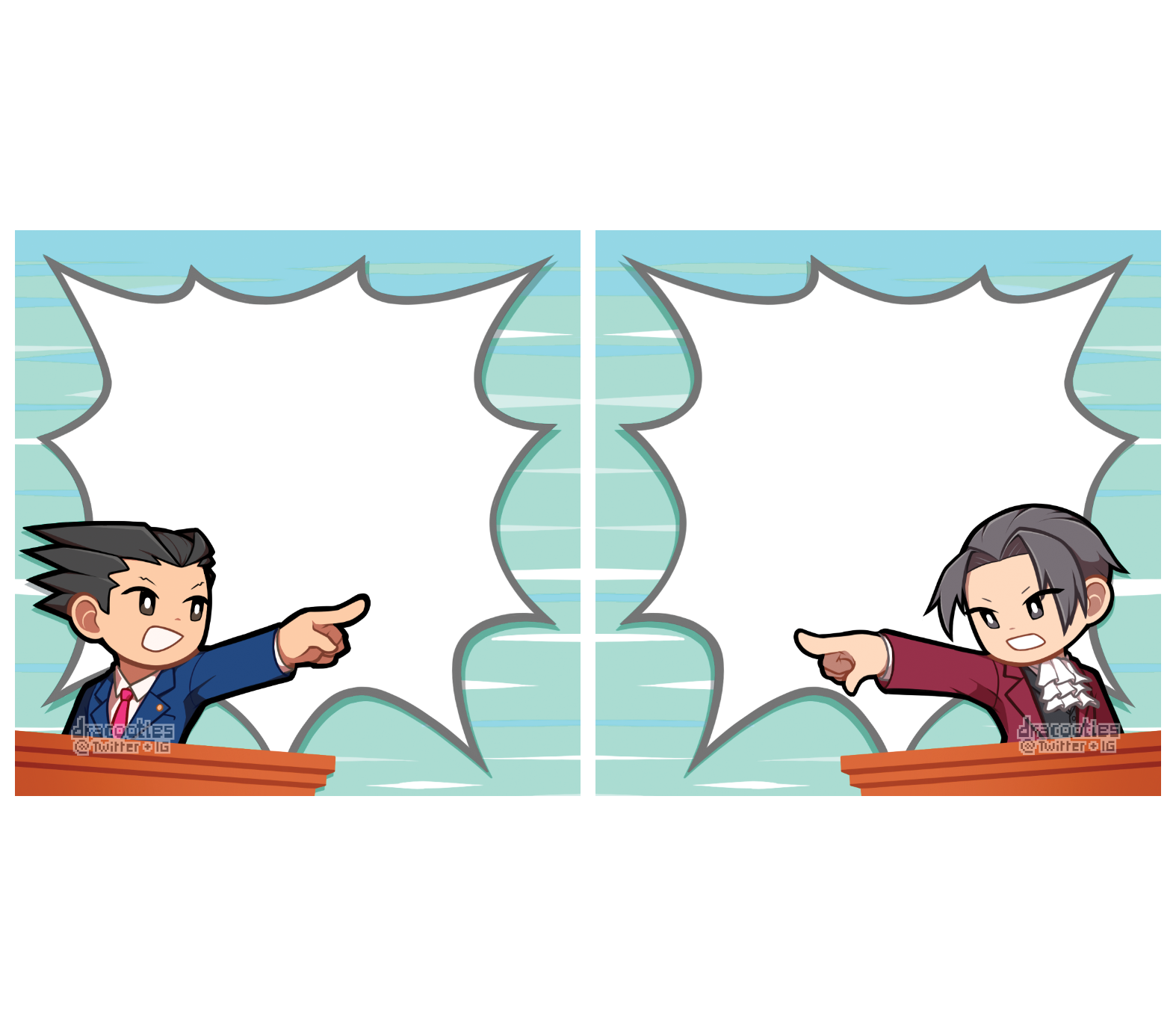 Ace Attorney Sticky Notes ✦ Unofficial Fan Merch