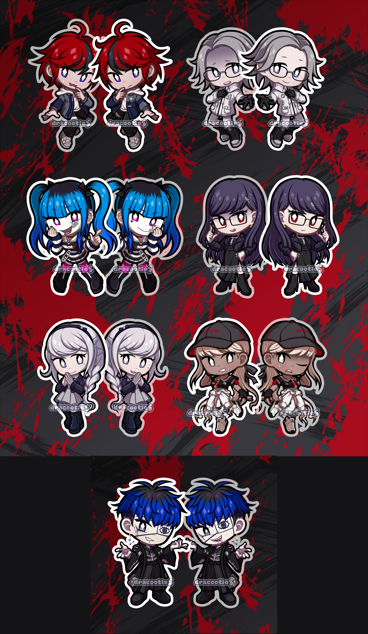 [🆕 + Yugamu] The Hundred Line Acrylic Charms ✦ Unofficial Fan Merch