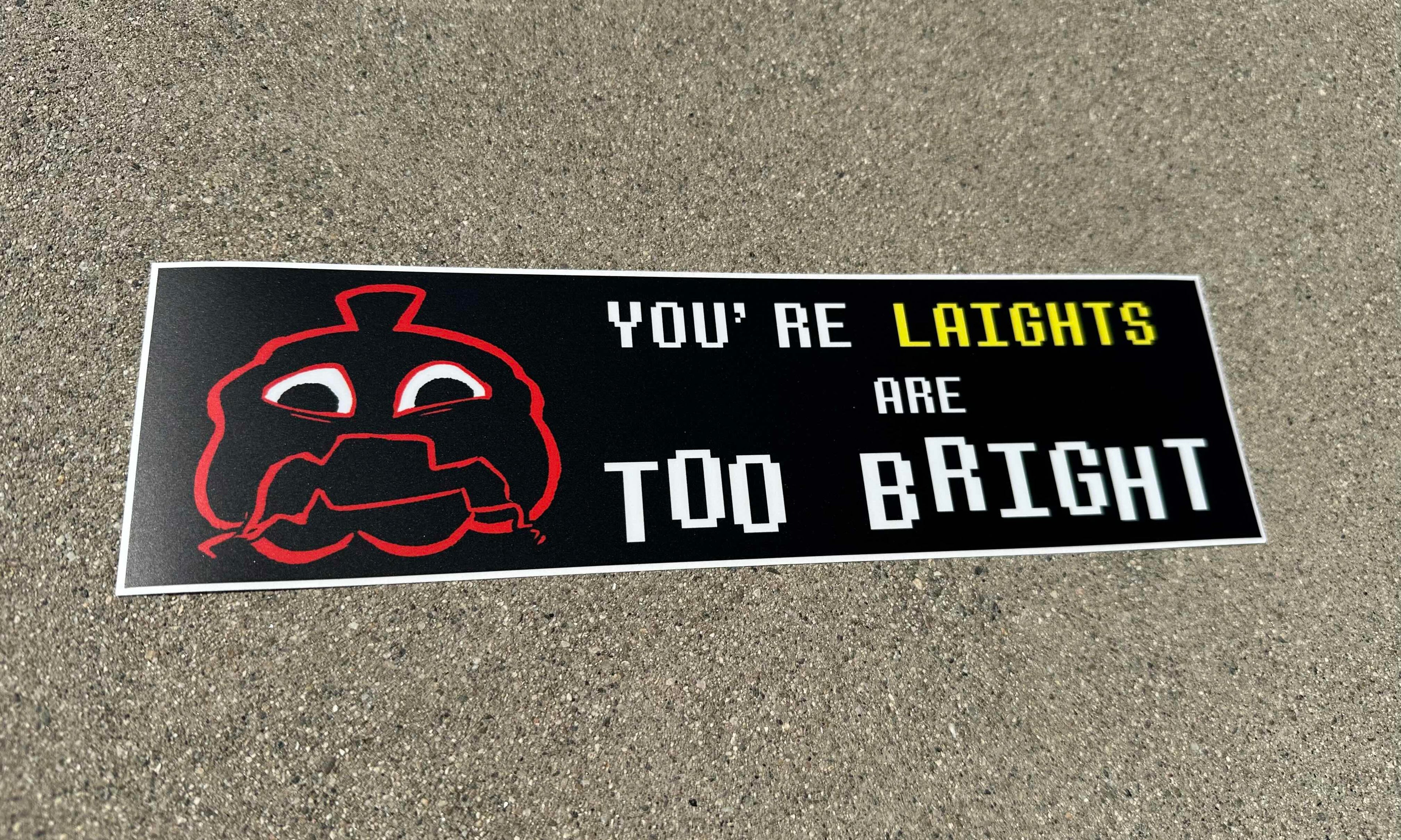 🆕 Jackenstein Deltarune Bumper Sticker ✦ Unofficial Fan Merch