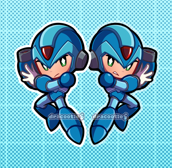 [🆕 PRE-ORDER Forte/Bass] Megaman Acrylic Charms ✦ Unofficial Fan Merch