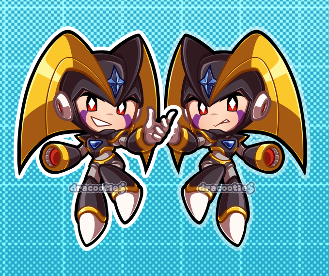 [🆕 PRE-ORDER Forte/Bass] Megaman Acrylic Charms ✦ Unofficial Fan Merch