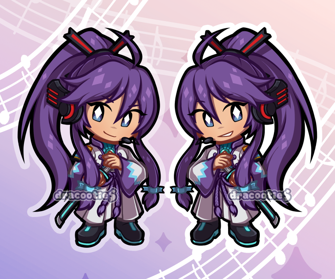 [🆕 PRE-ORDER Teto and Gackpo] Vocaloid Acrylic Charms ✦ Unofficial Fan Merch