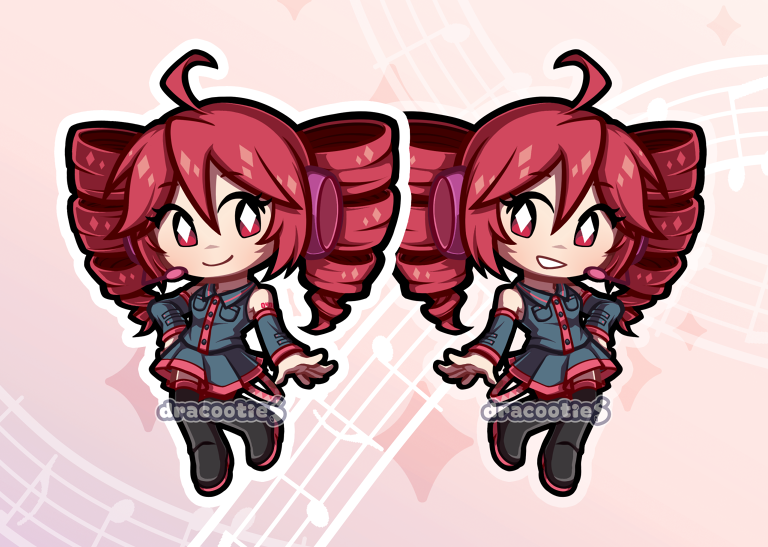 [🆕 PRE-ORDER Teto and Gackpo] Vocaloid Acrylic Charms ✦ Unofficial Fan Merch
