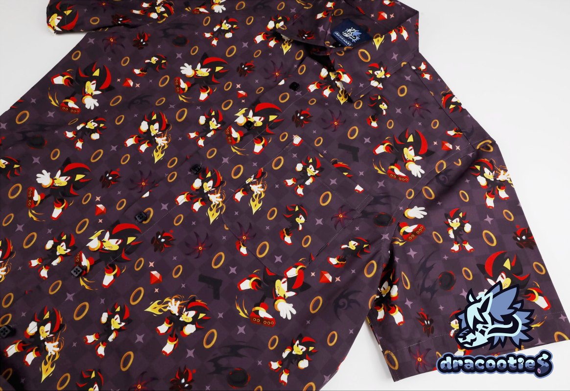 Shadow Button-Up Shirt ✦ Unofficial Fan Merch