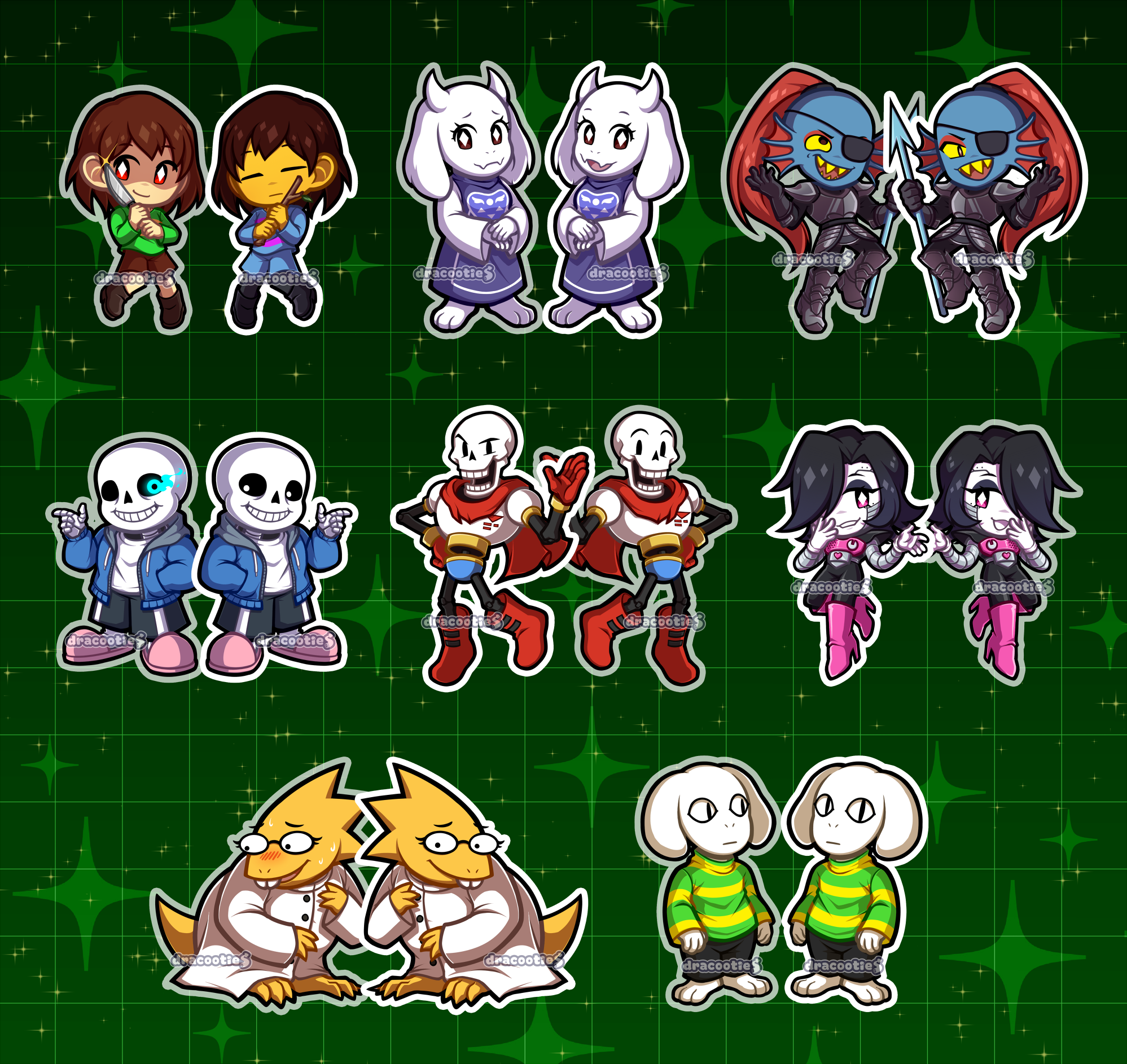 🆕 PRE-ORDER Undertale Acrylic Charms ✦ Unofficial Fan Merch